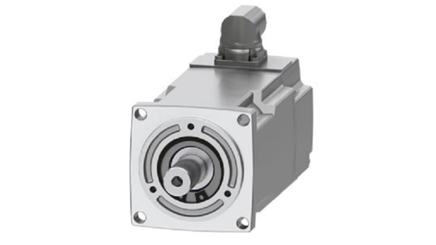 Servomotore Siemens 1FK2103-4AG00-0MA0, sincrono a magnete permanente, 0,4 kW, 3000 giri/min, coppia massima 4,05 Nm.