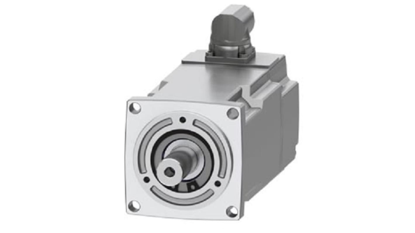 Servomotore Siemens 1FK2103-4AG00-0SA0, sincrono a magnete permanente, 0,4 kW, 3000 giri/min, coppia massima 4,05 Nm.