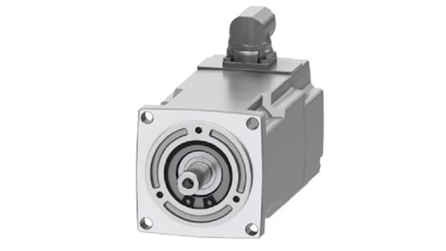 Servomotore Siemens 1FK2103-4AG00-2SA0, sincrono a magnete permanente, 0,4 kW, 3000 giri/min, coppia massima 4,05 Nm.