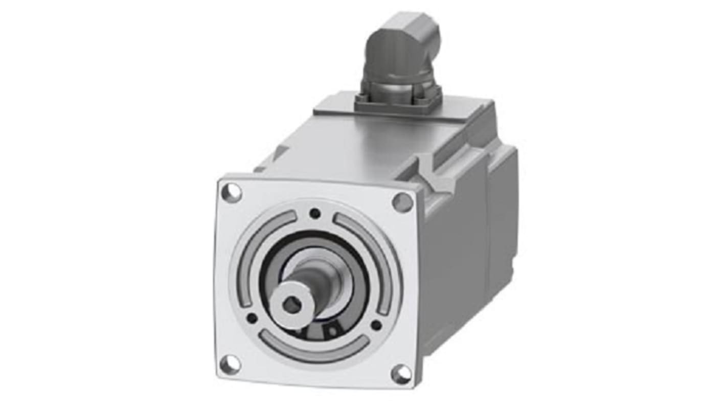 Servomotore Siemens 1FK2103-4AG01-0MA0, sincrono a magnete permanente, 0,4 kW, 3000 giri/min, coppia massima 4,05 Nm.