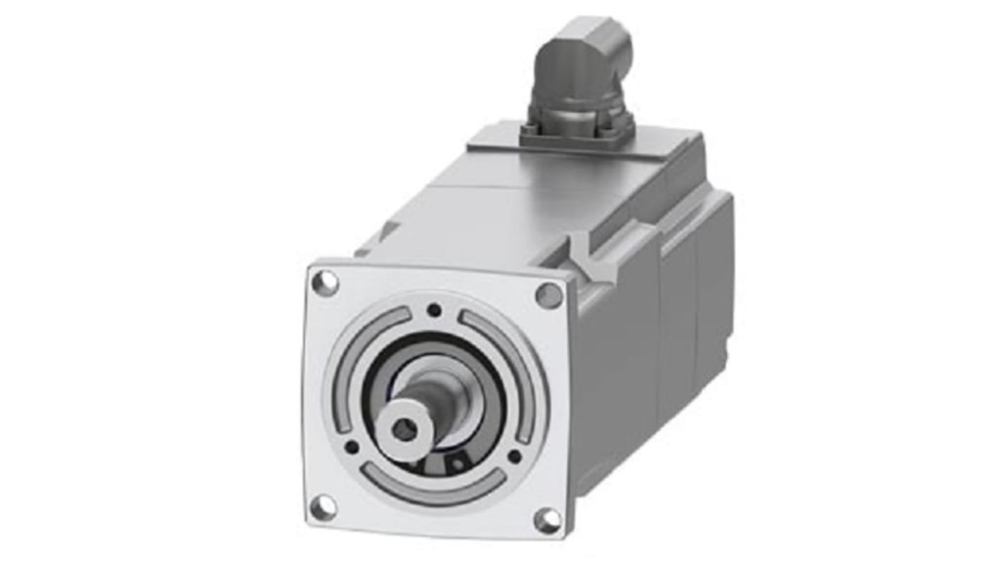 Servomotore Siemens 1FK2103-4AG10-0MA0, sincrono a magnete permanente, 0,4 kW, 3000 giri/min, coppia massima 4,05 Nm.