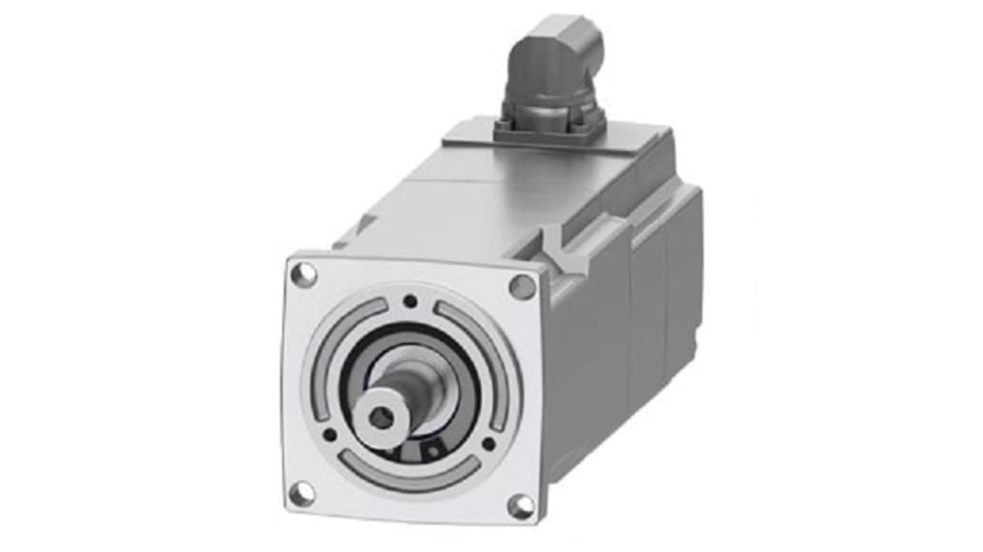 Servomotore Siemens 1FK2103-4AG10-0SA0, sincrono a magnete permanente, 0,4 kW, 3000 giri/min, coppia massima 4,05 Nm.