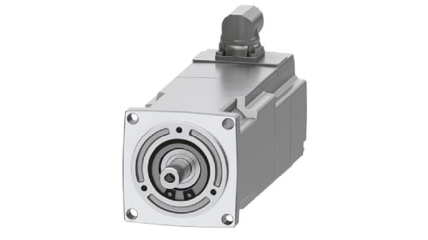 Servomotore Siemens 1FK2103-4AG10-2MA0, sincrono a magnete permanente, 0,4 kW, 3000 giri/min, coppia massima 4,05 Nm.