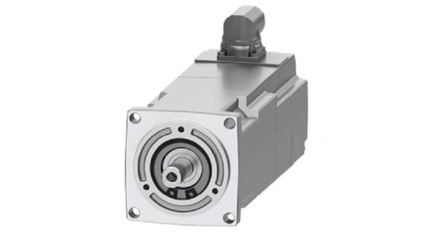 Servomotore Siemens 1FK2103-4AG10-2SA0, sincrono a magnete permanente, 0,4 kW, 3000 giri/min, coppia massima 4,05 Nm.