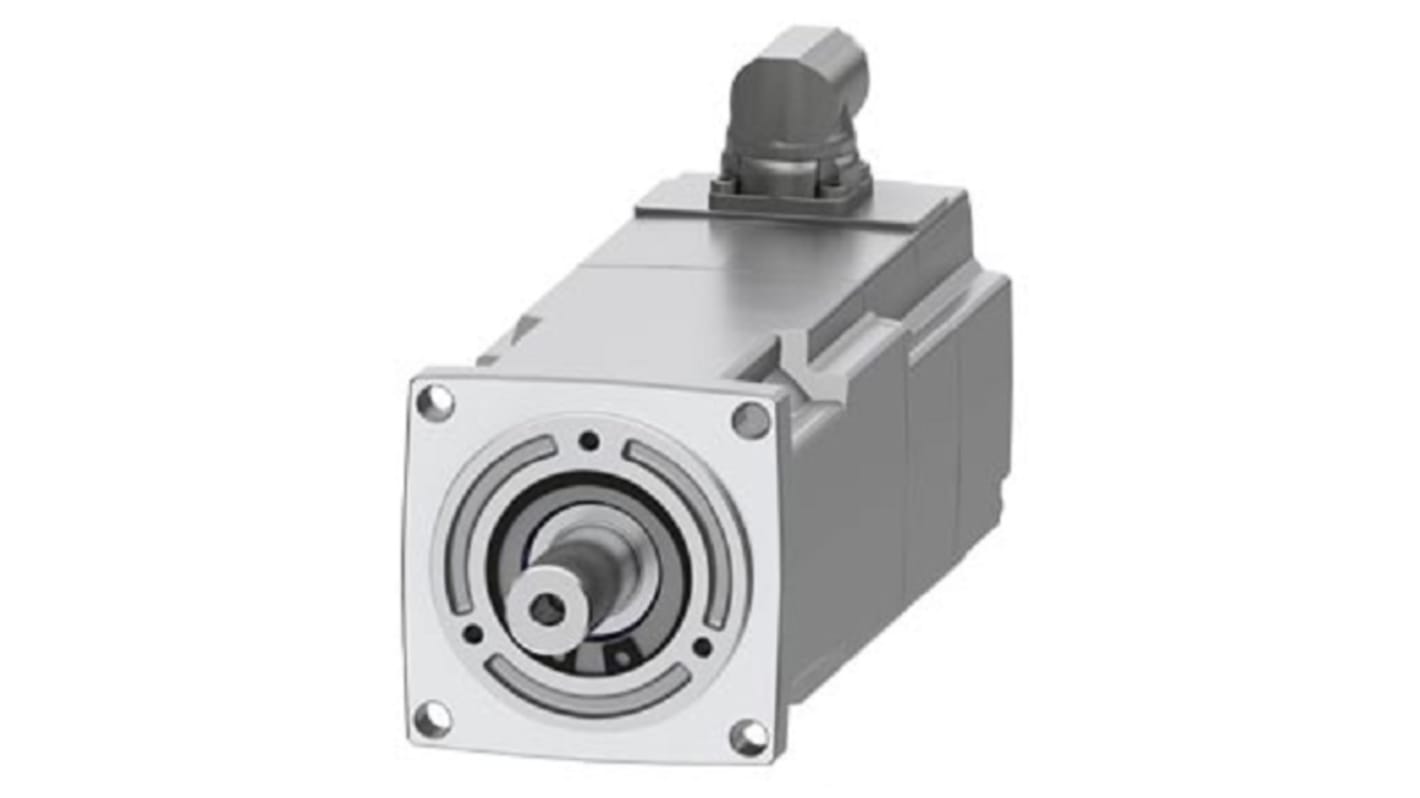 Servomotore Siemens 1FK2103-4AG11-0MA0, sincrono a magnete permanente, 0,4 kW, 3000 giri/min, coppia massima 4,05 Nm.