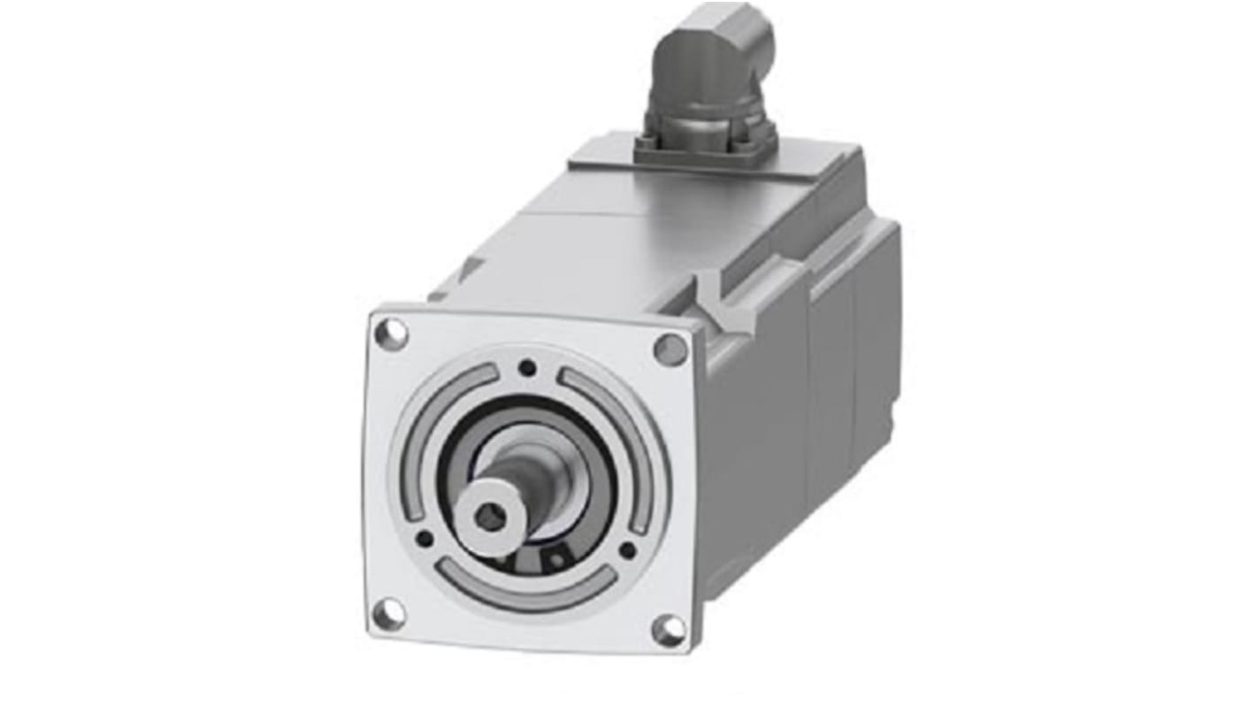 Servomotore Siemens 1FK2103-4AH10-0SA0, sincrono a magnete permanente, 0,48 kW, 4500 giri/min, coppia massima 4,05 Nm.