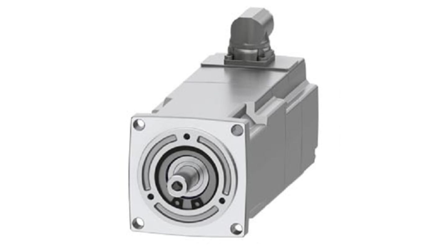 Servomotore Siemens 1FK2103-4AH10-2SA0, sincrono a magnete permanente, potenza 0,48 kW, coppia massima 4,05 Nm.