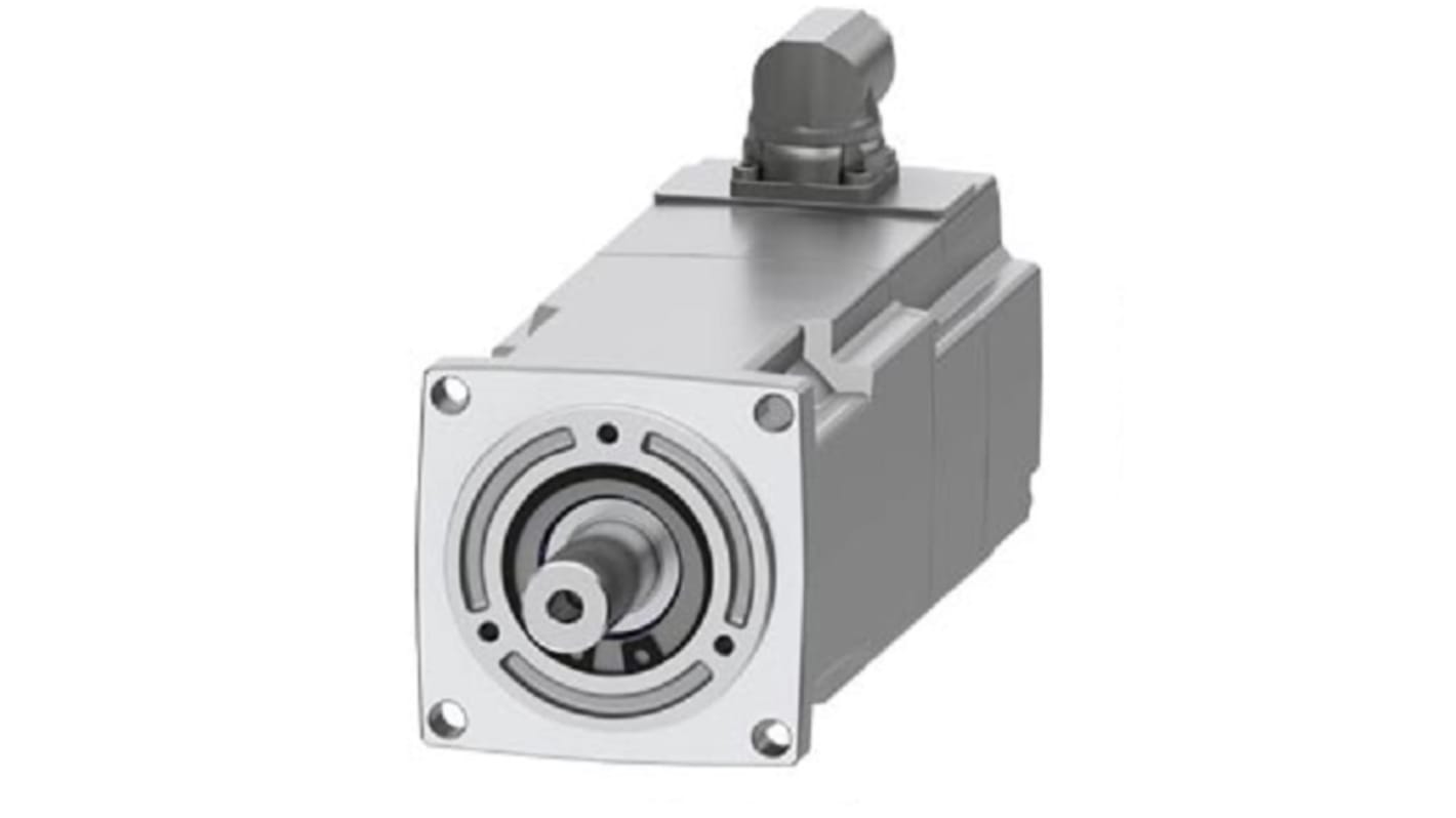Servomotore Siemens 1FK2103-4AH11-0MA0, sincrono a magnete permanente, 0,48 kW, 4500 giri/min, coppia massima 4,05 Nm.