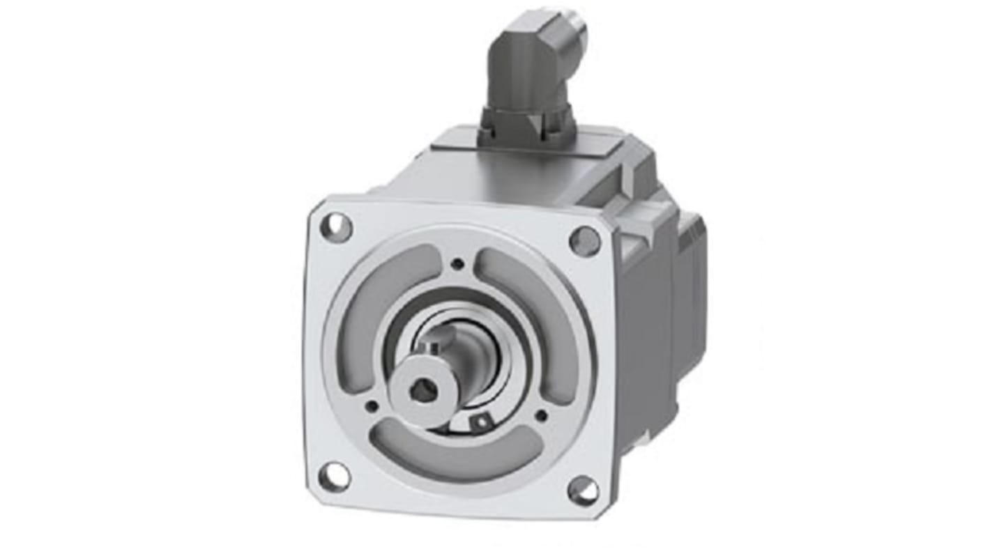 Servomotore Siemens 1FK2104-4AF00-1MA0, sincrono a magnete permanente, 0,4 kW, 3000 giri/min, coppia massima 4,05 Nm.