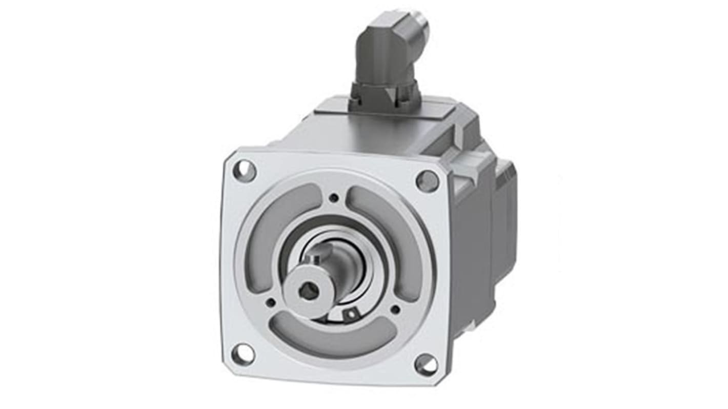 Servomotore Siemens 1FK2104-4AF01-1MA0, sincrono a magnete permanente, 0,4 kW, 3000 giri/min, coppia massima 4,05 Nm.