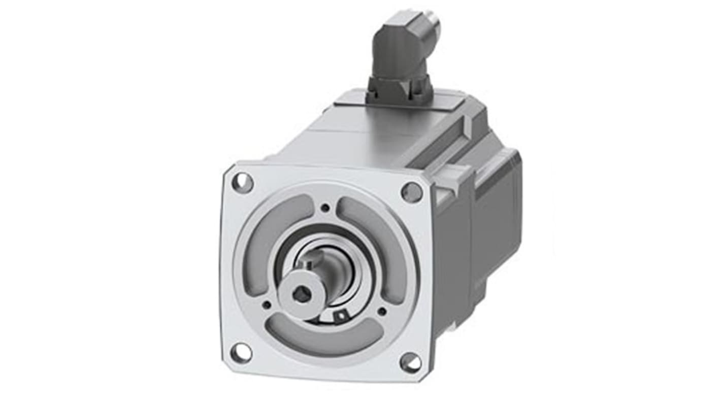 Servomotore Siemens 1FK2104-4AF10-1SA0, sincrono a magnete permanente, 0,4 kW, 3000 giri/min, coppia massima 4,05 Nm.
