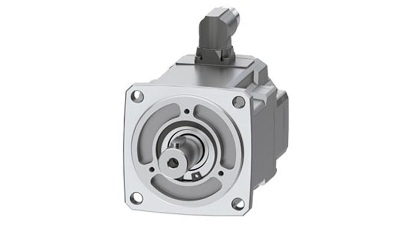 Servomotore Siemens 1FK2104-4AK00-1SA0, sincrono a magnete permanente, potenza 0,6 kW, coppia massima 3,85 Nm, 6000 giri/min.