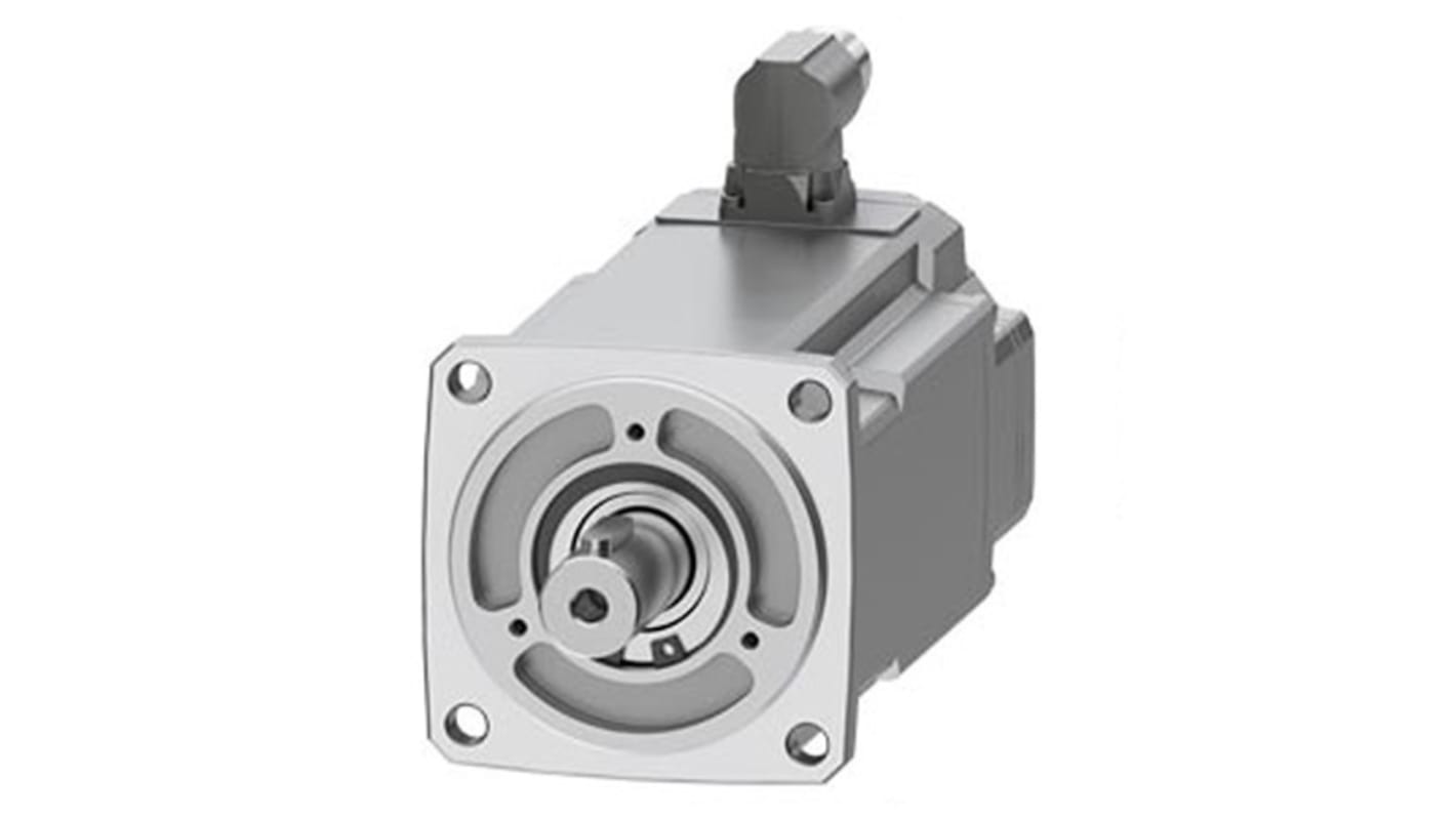 Servomotore Siemens 1FK2104-6AF00-1MA0, sincrono a magnete permanente, 1 kW, 3000 giri/min, coppia massima 10 Nm.