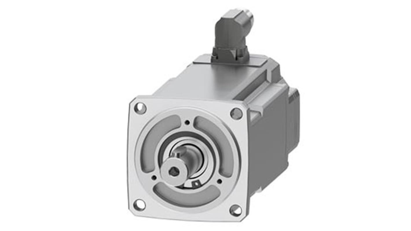 Servomotore Siemens 1FK2104-6AF01-1SA0, sincrono a magnete permanente, 10 Nm, 1 kW, 3000 giri/min, design compatto.