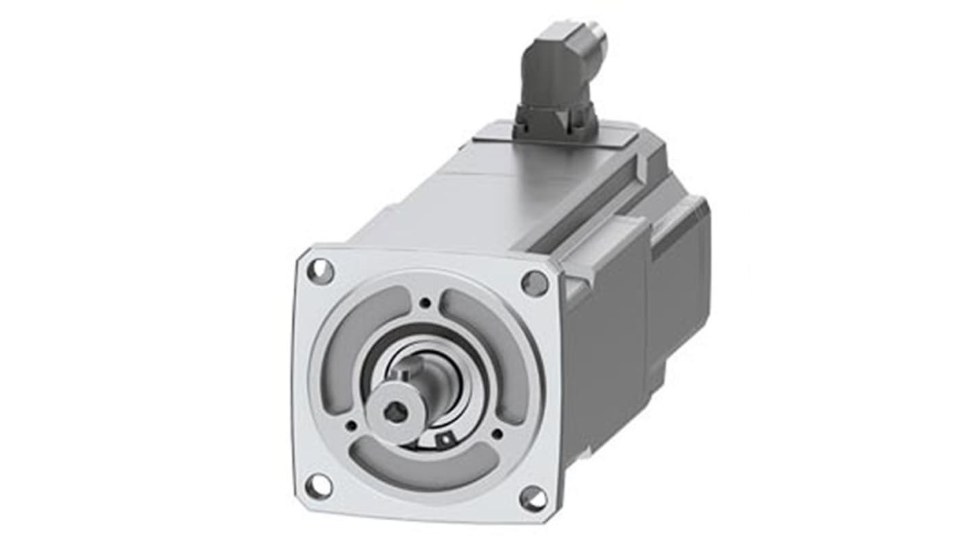 Servomotore Siemens 1FK2104-6AF10-1MA0, sincrono a magnete permanente, 10 Nm, 1 kW, 3000 giri/min, design compatto.