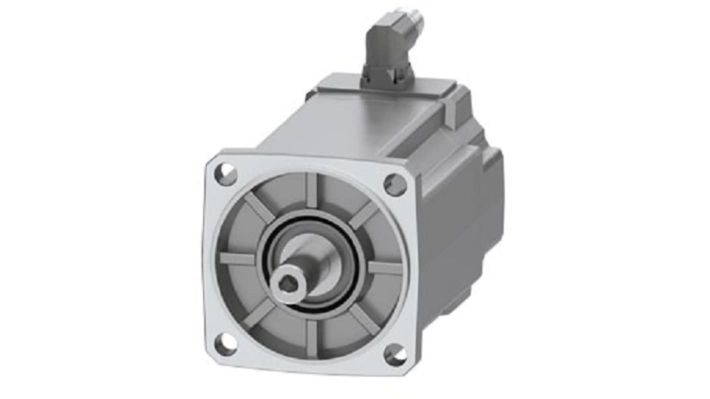 Servomotore Siemens 1FK2105-4AF01-0MA0, sincrono a magnete permanente, 1,45 kW, 15 Nm, 3000 giri/min, design compatto.