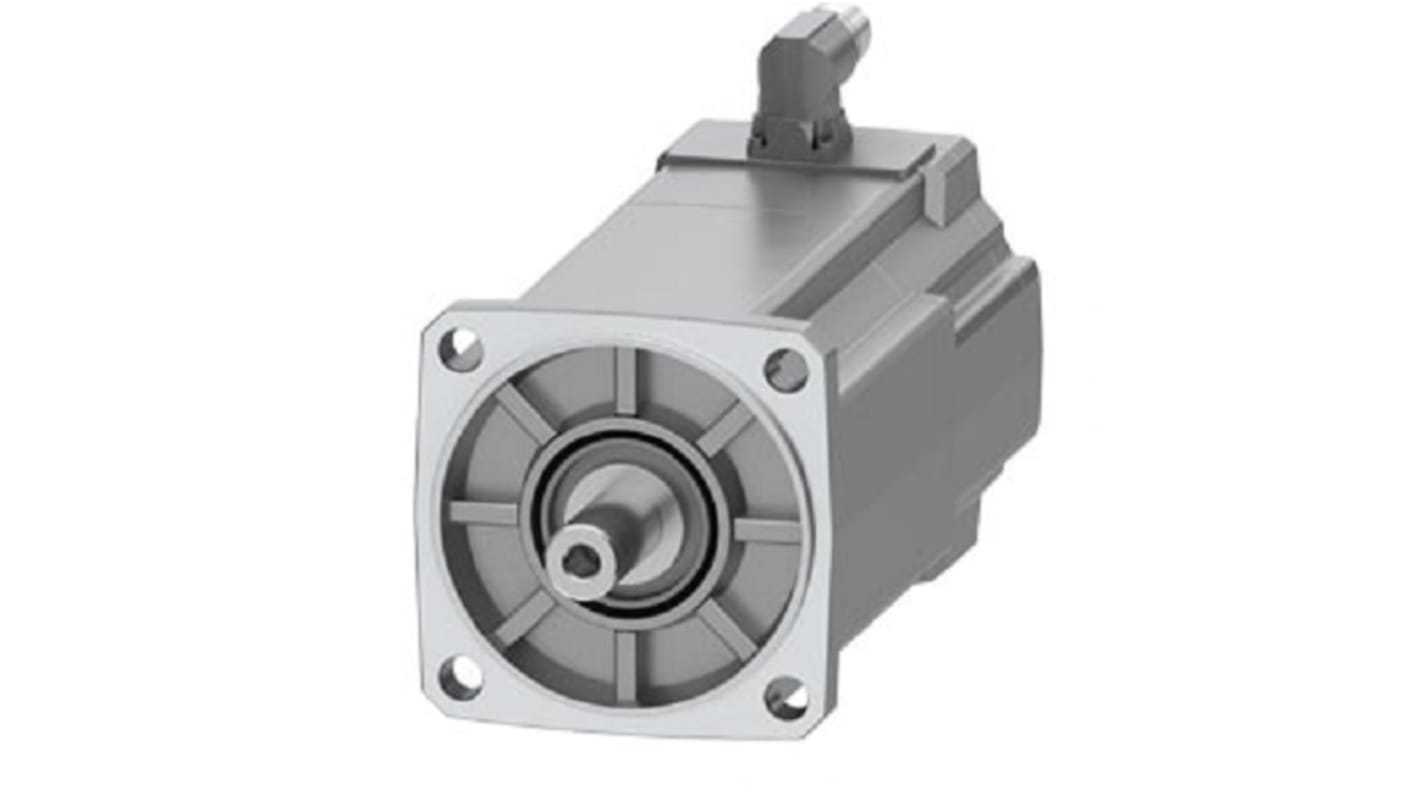 Servomotore Siemens 1FK2105-4AF11-0SA0, sincrono a magnete permanente, 1,45 kW, 15 Nm, 3000 giri/min, design compatto.