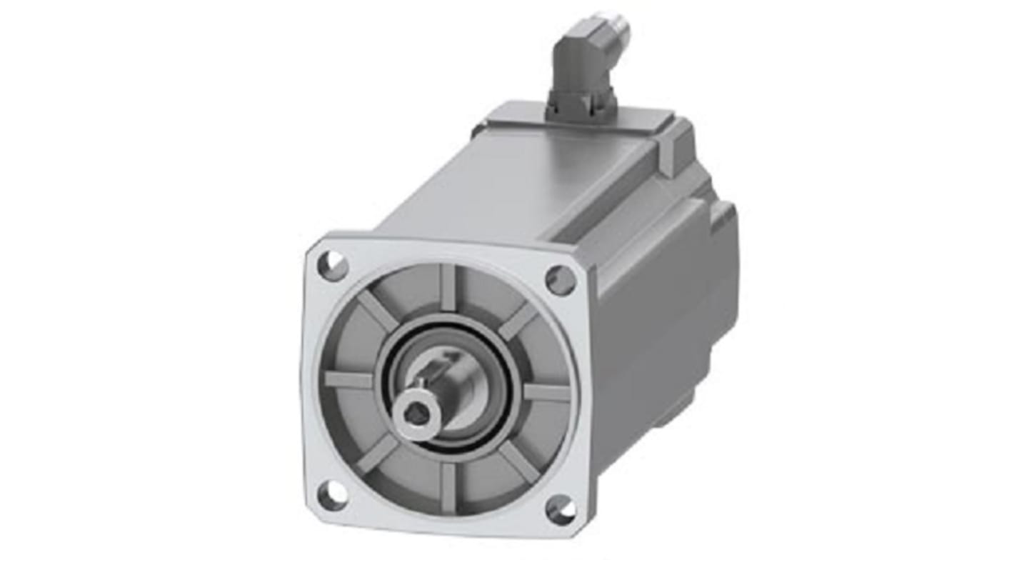 Servomotore Siemens 1FK2105-6AF00-1SA0, sincrono a magnete permanente, 2,1 kW, 24 Nm, 3000 giri/min, design compatto.