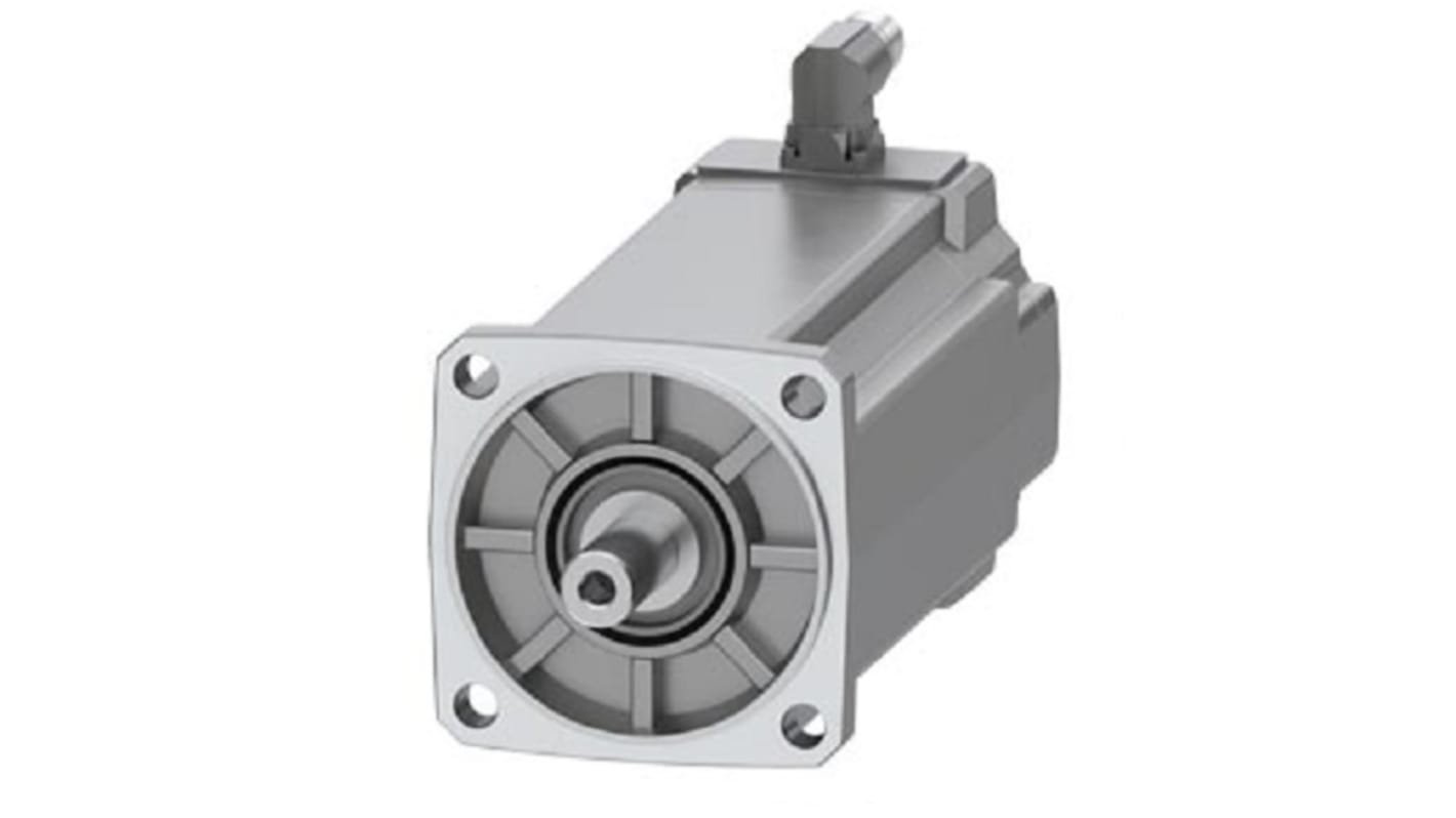 Servomotore Siemens 1FK2105-6AF01-0SA0, sincrono a magnete permanente, 2,1 kW, 24 Nm, 3000 giri/min, design compatto.