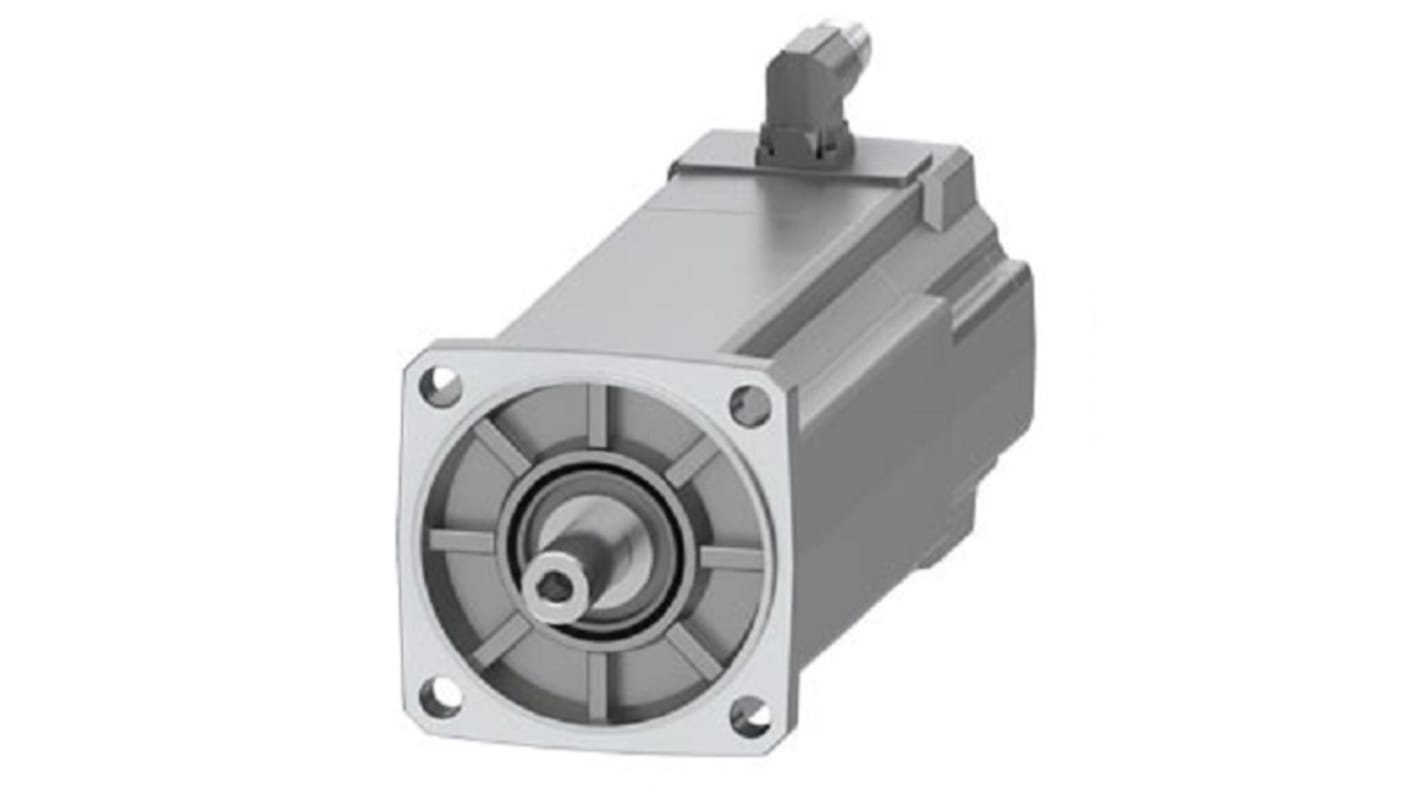 Servomotore Siemens 1FK2105-6AF10-0MA0, sincrono a magnete permanente, 2,1 kW, 24 Nm, 3000 giri/min, design compatto.