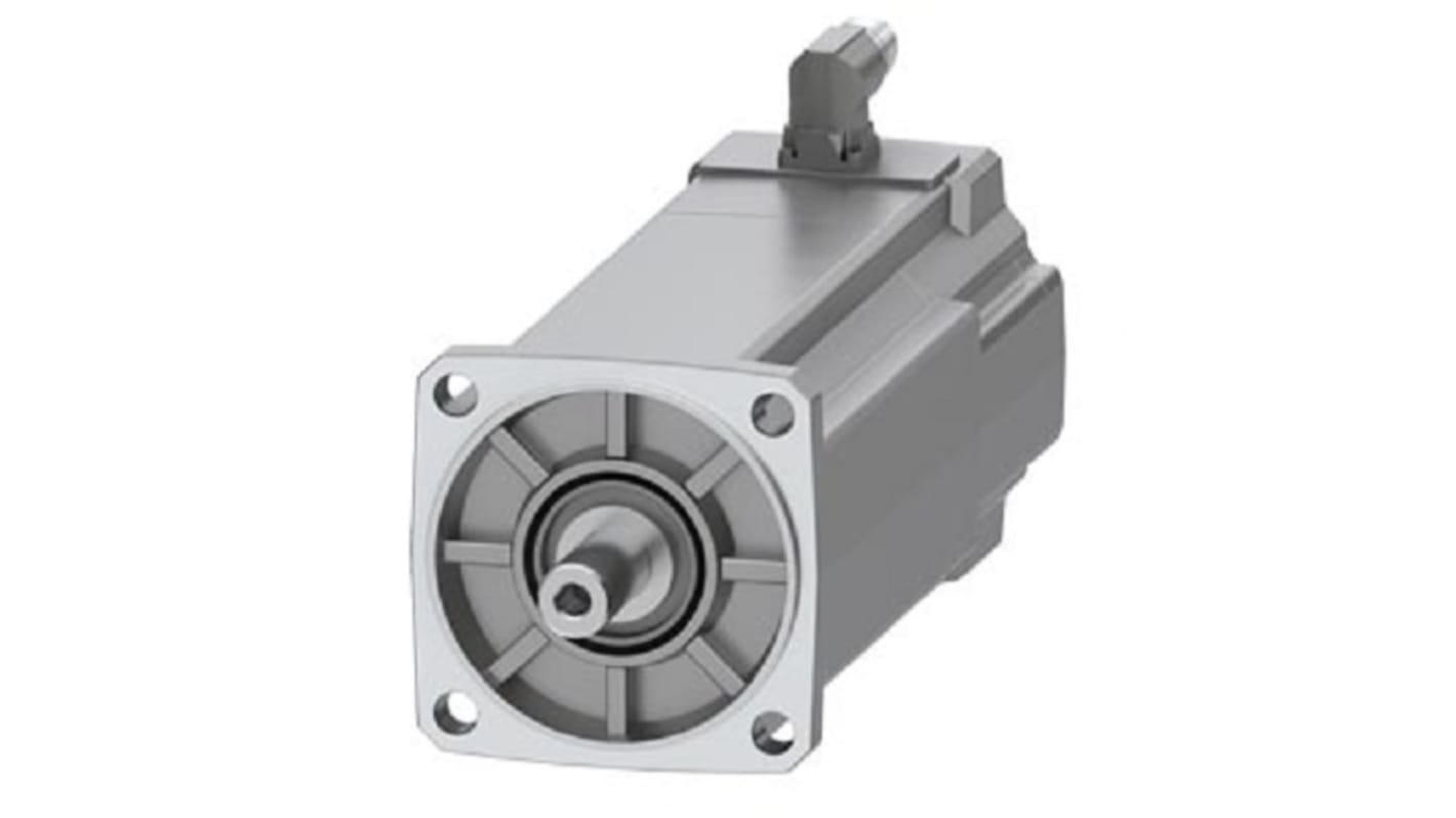 Servomotore Siemens 1FK2105-6AF10-0SA0, sincrono a magnete permanente, 2,1 kW, 24 Nm, 3000 giri/min, design compatto.