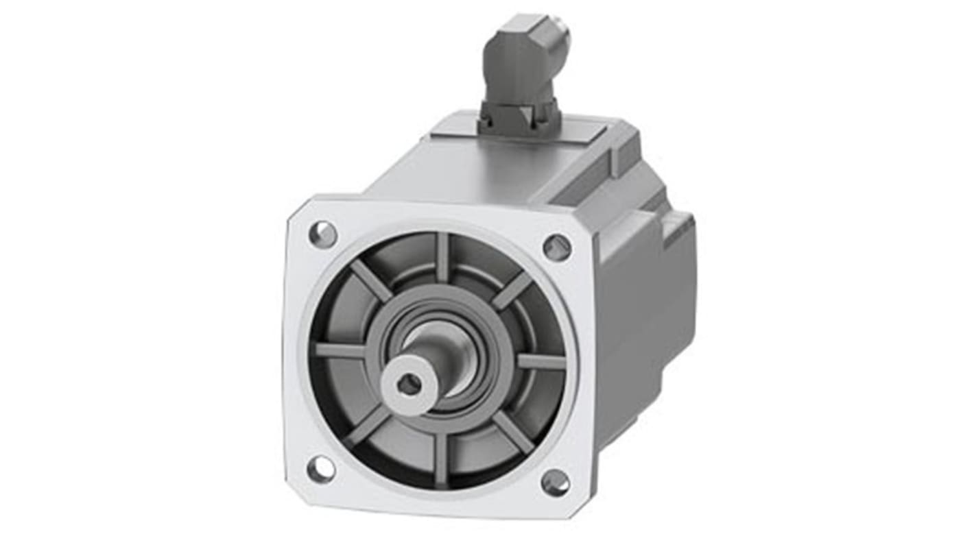 Servomotore Siemens 1FK2106-3AF01-0SA0, sincrono a magnete permanente, 2,3 kW, 3000 giri/min, coppia massima 26 Nm.