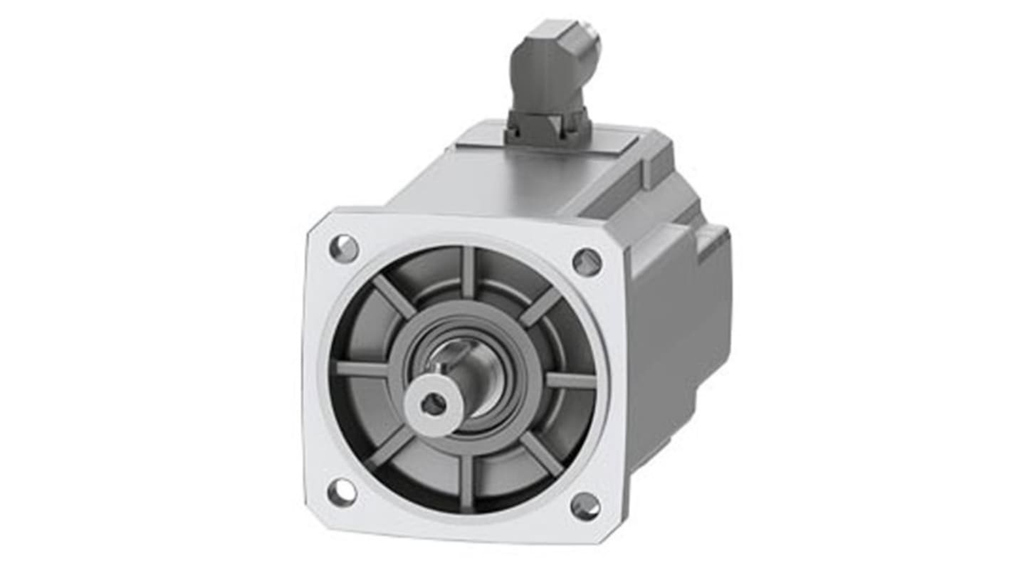 Servomotore Siemens 1FK2106-3AF01-1MA0, sincrono a magnete permanente, 2,3 kW, 3000 giri/min, coppia massima 26 Nm.