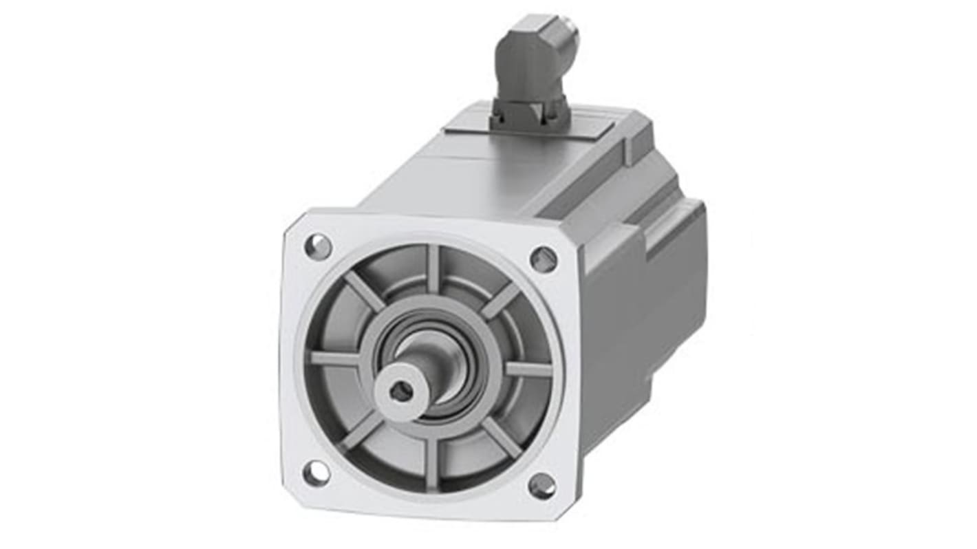 Servomotore Siemens 1FK2106-3AF10-0MA0, sincrono a magnete permanente, 2,3 kW, 3000 giri/min, coppia massima 26 Nm.