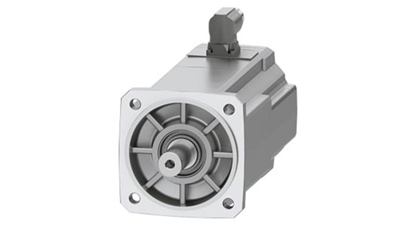 Servomotore Siemens 1FK2106-3AF11-0MA0, sincrono a magnete permanente, 2,3 kW, 3000 giri/min, coppia massima 26 Nm.