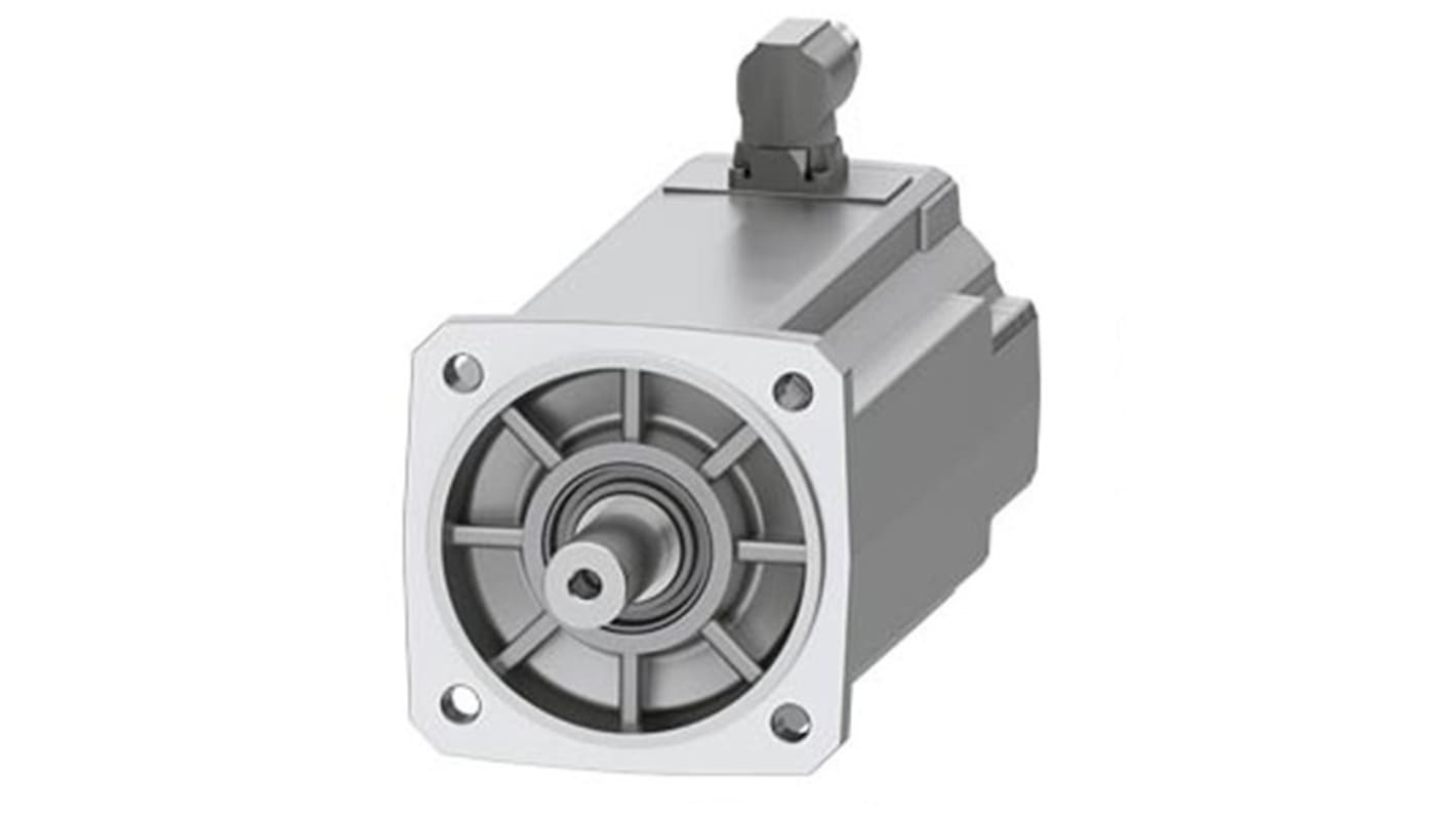 Servomotore Siemens 1FK2106-6AF00-0MA0, sincrono a magnete permanente, 3,3 kW, 3000 giri/min, coppia massima 45,5 Nm.