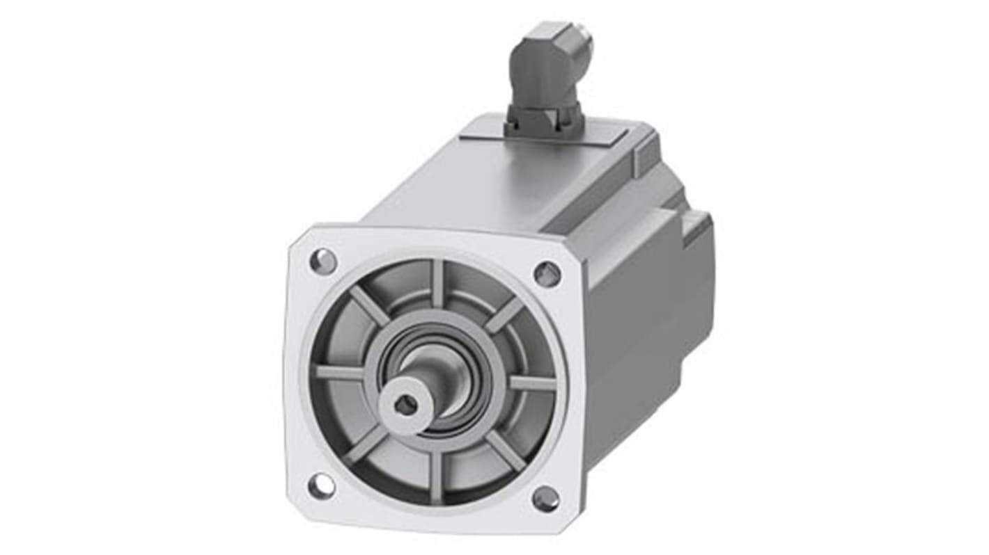 Servomotore Siemens 1FK2106-6AF01-0SA0, sincrono a magnete permanente, potenza 3,3 kW, coppia massima 45,5 Nm.