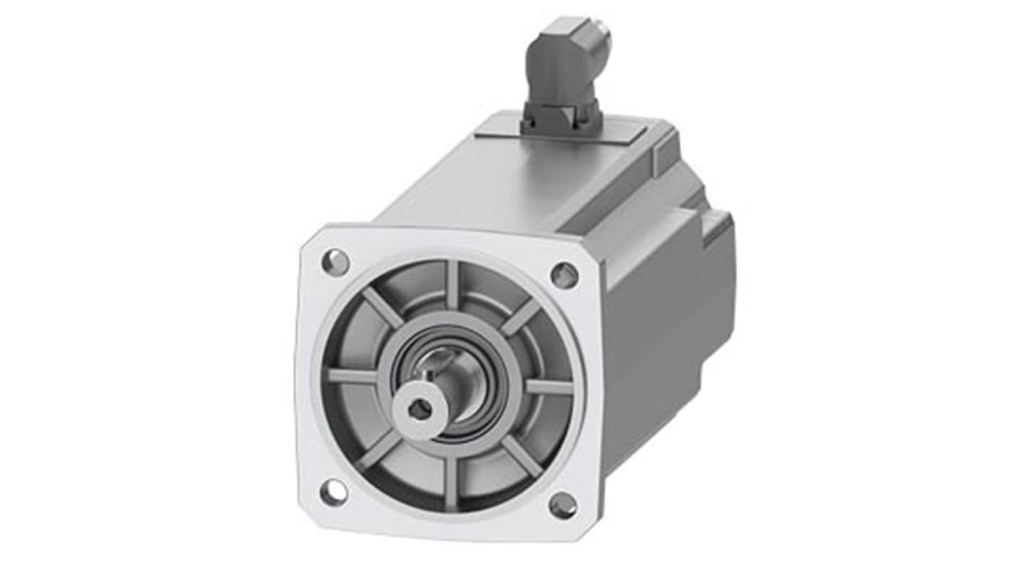 Servomotore Siemens 1FK2106-6AF01-1MA0, sincrono a magnete permanente, 3,3 kW, 3000 giri/min, coppia massima 45,5 Nm.