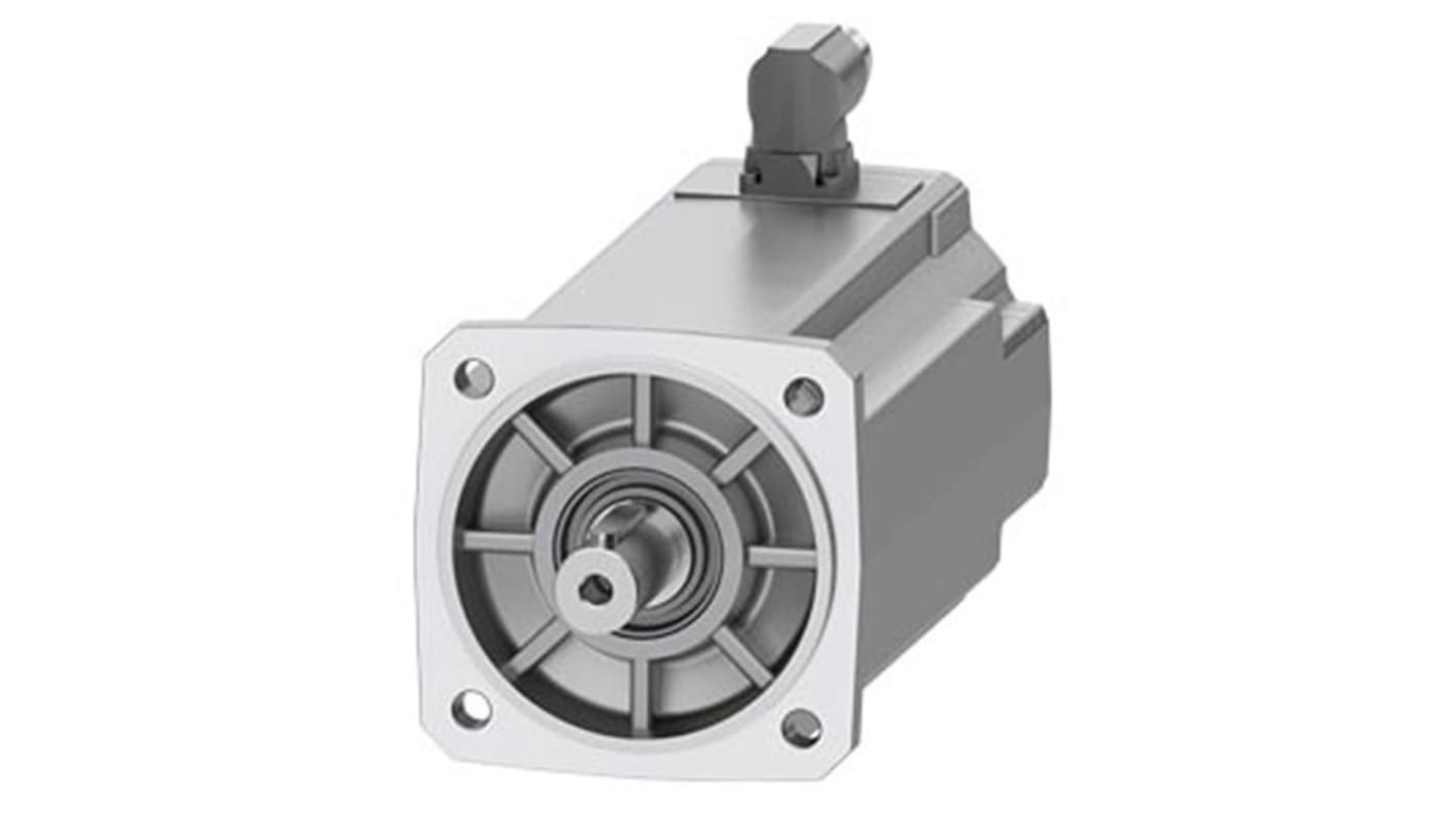 Servomotore Siemens 1FK2106-6AF01-1SA0, sincrono a magnete permanente, 3,3 kW, 3000 giri/min, coppia massima 45,5 Nm.