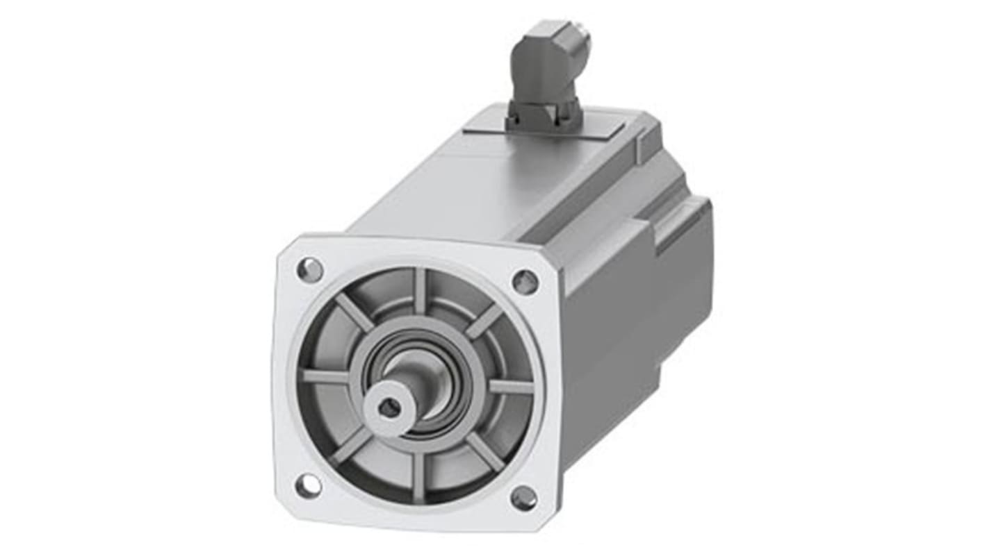 Servomotore Siemens 1FK2106-6AF10-0SA0, sincrono a magnete permanente, 3,3 kW, 3000 giri/min, coppia massima 45,5 Nm.