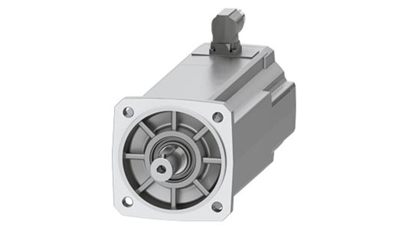 Servomotore Siemens 1FK2106-6AF11-1SA0, sincrono a magnete permanente, 3,3 kW, 3000 giri/min, coppia massima 45,5 Nm.