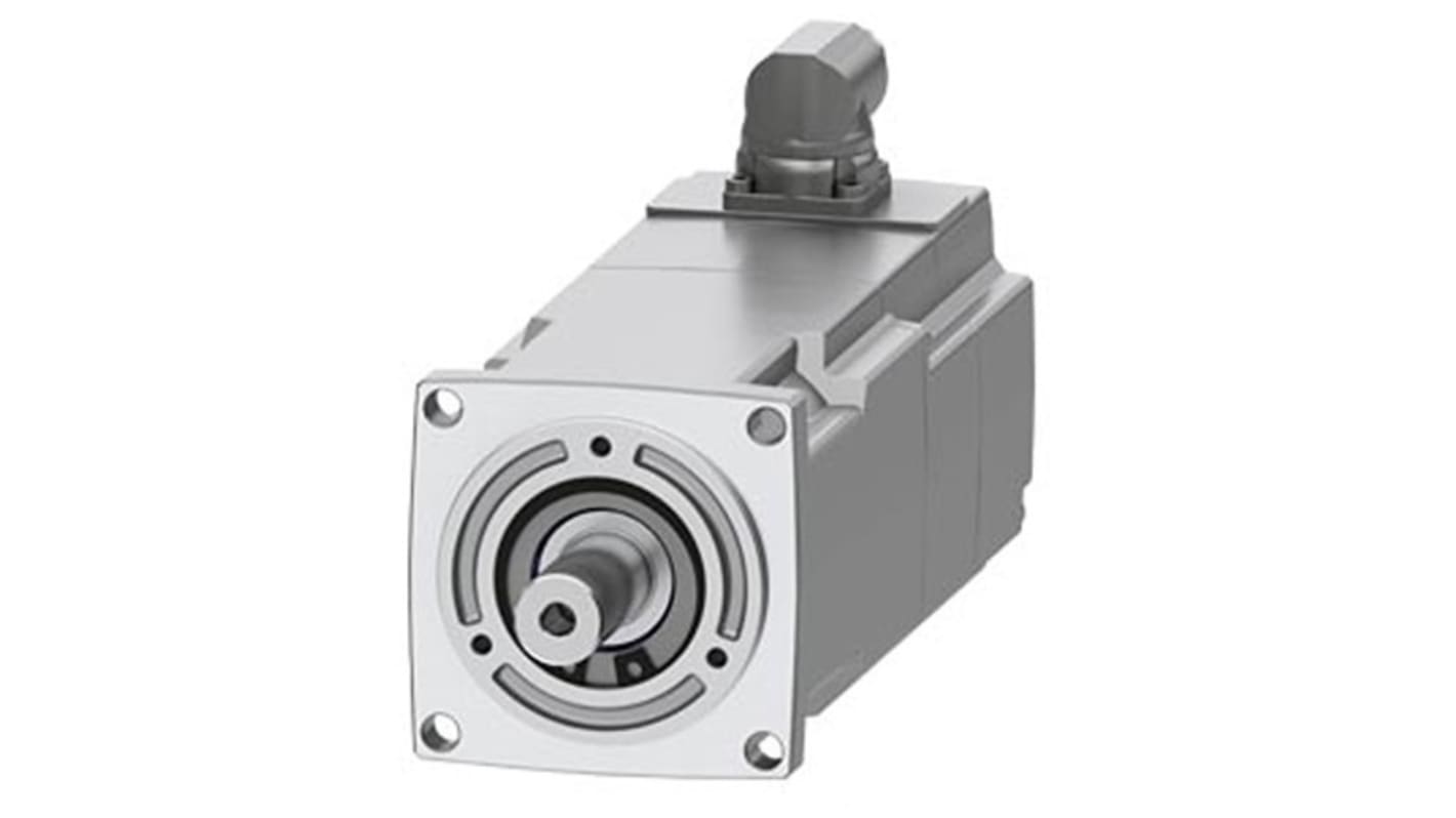 Servomotore Siemens 1FK2203-4AG10-0SA0, motore sincrono compatto, coppia 3,75 Nm, potenza 0,4 kW, 3000 giri/min.