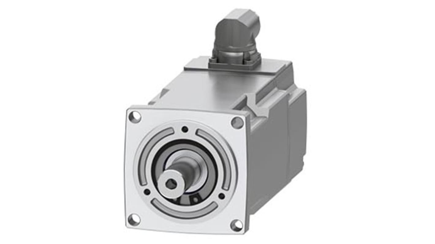 Servomotore Siemens 1FK2203-4AK00-0SA0, sincrono a magnete permanente, 1,85 Nm, 0,43 kW, 6000 giri/min, 14 mm.