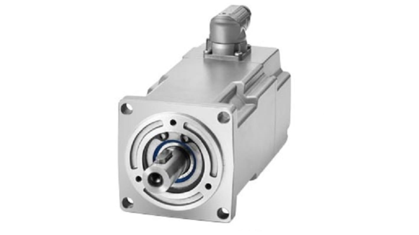 Servomotore Siemens 1FK2203-4AK01-1SA0, sincrono a magnete permanente, 0,43 kW, 6000 giri/min, coppia massima 3,75 Nm.