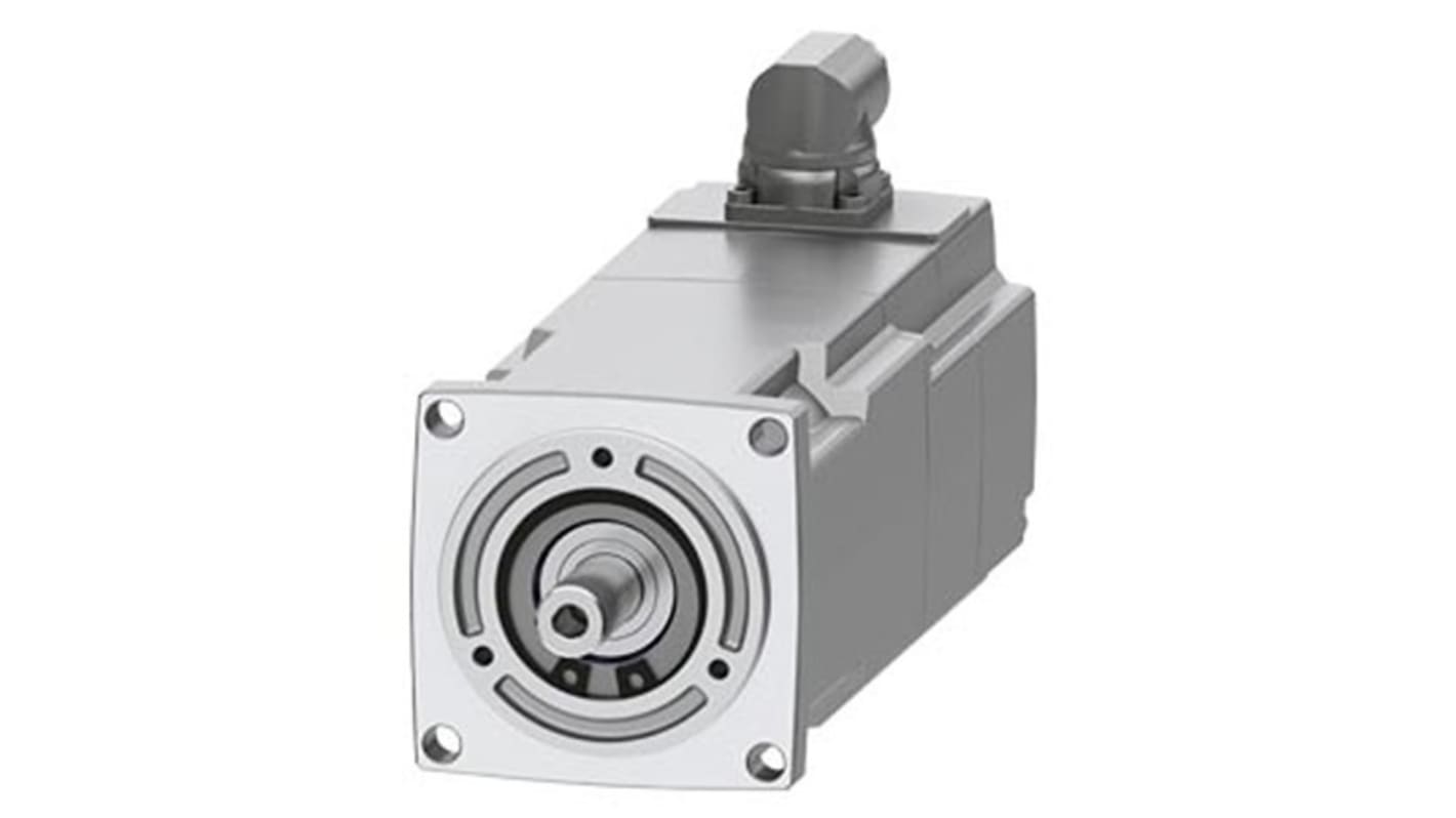 Servomotore Siemens 1FK2203-4AK10-2MA0, sincrono a magnete permanente, potenza 0,43 kW, coppia massima 4,05 Nm, 6000 giri/min.