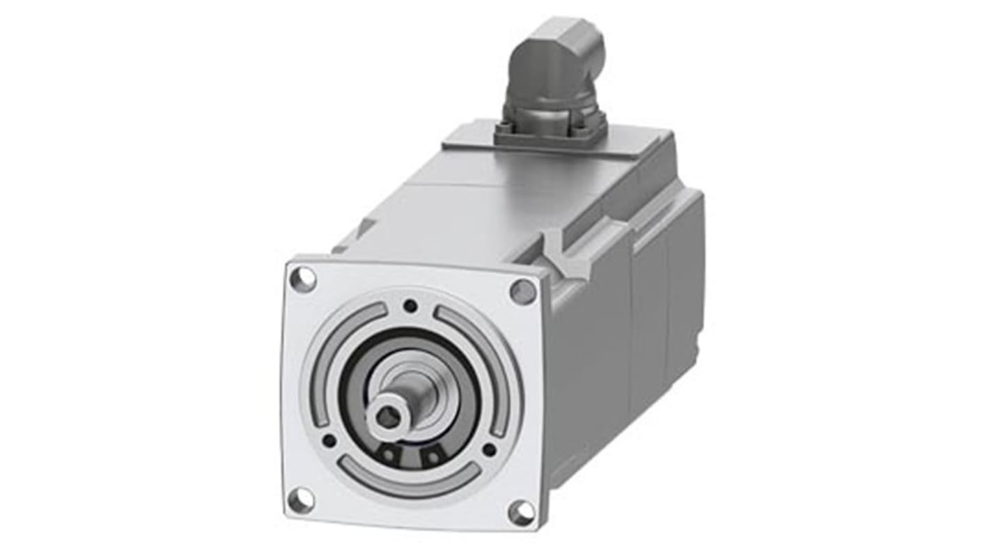 Servomotore Siemens 1FK2203-4AK10-2SA0, sincrono a magnete permanente, potenza 0,43 kW, coppia massima 4,05 Nm.