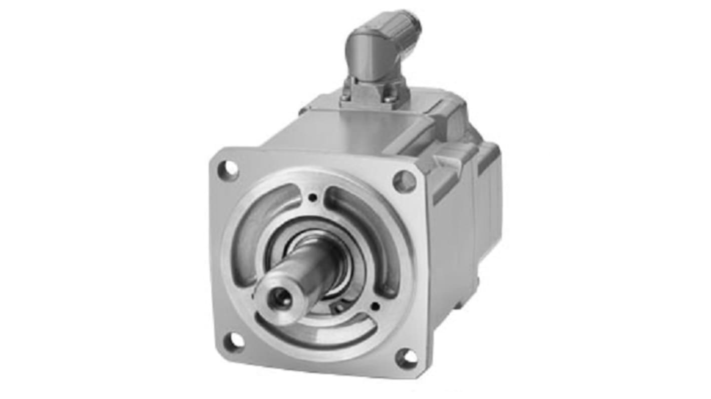 Servomotore Siemens 1FK2204-6AF01-0SA0, sincrono a magnete permanente, 1 kW, 3000 giri/min, coppia massima 10 Nm.