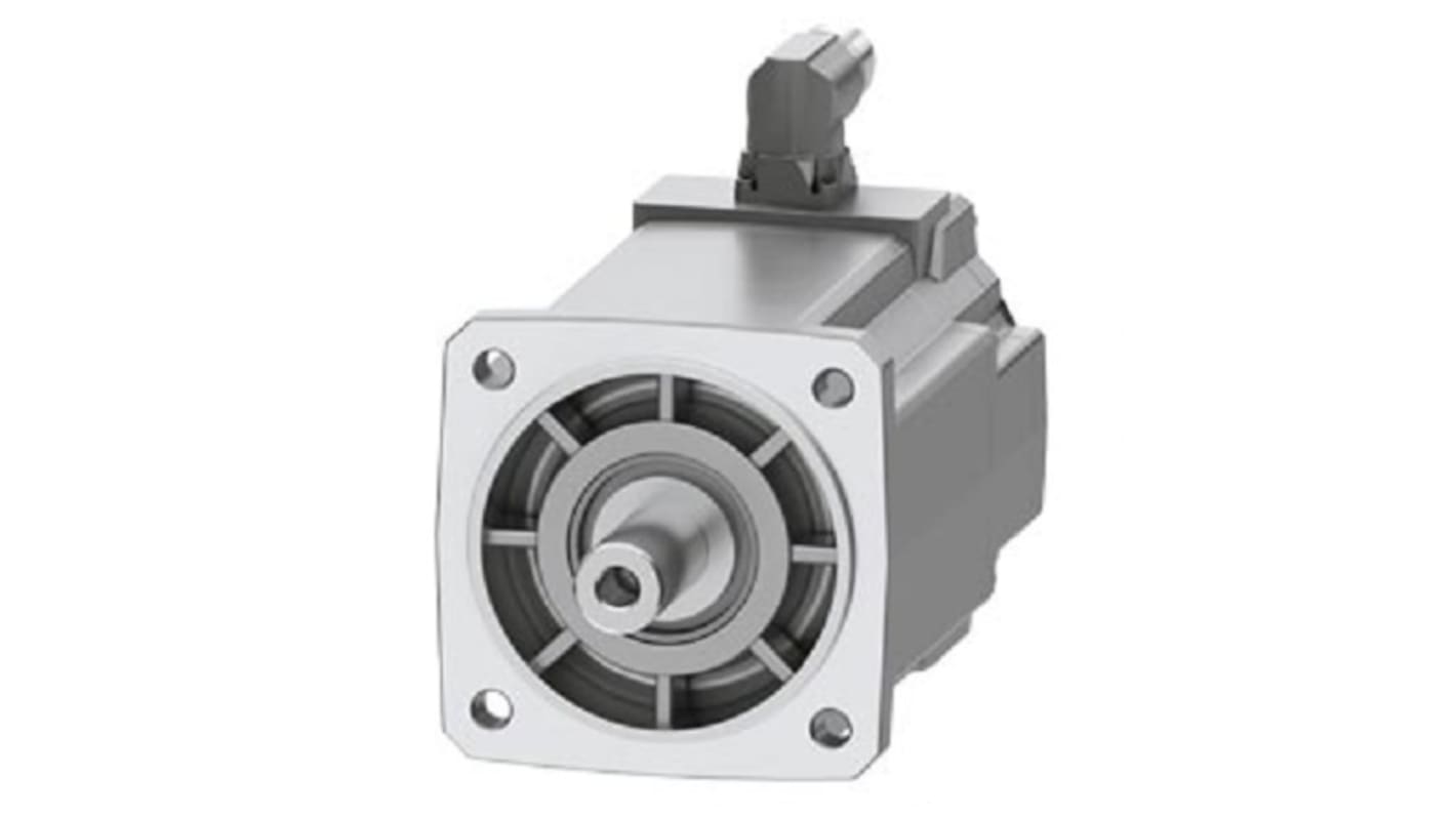 Servomotore Siemens 1FK2205-2AF00-0SA0, sincrono a magnete permanente, 0,94 kW, 10,8 Nm, 3000 giri/min, design compatto.