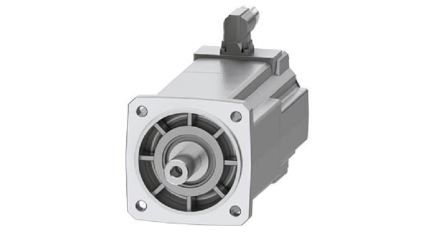 Servomotore Siemens 1FK2205-2AF10-0SA0, motore sincrono a magnete permanente, potenza 0,94 kW, coppia massima 10,8 Nm.