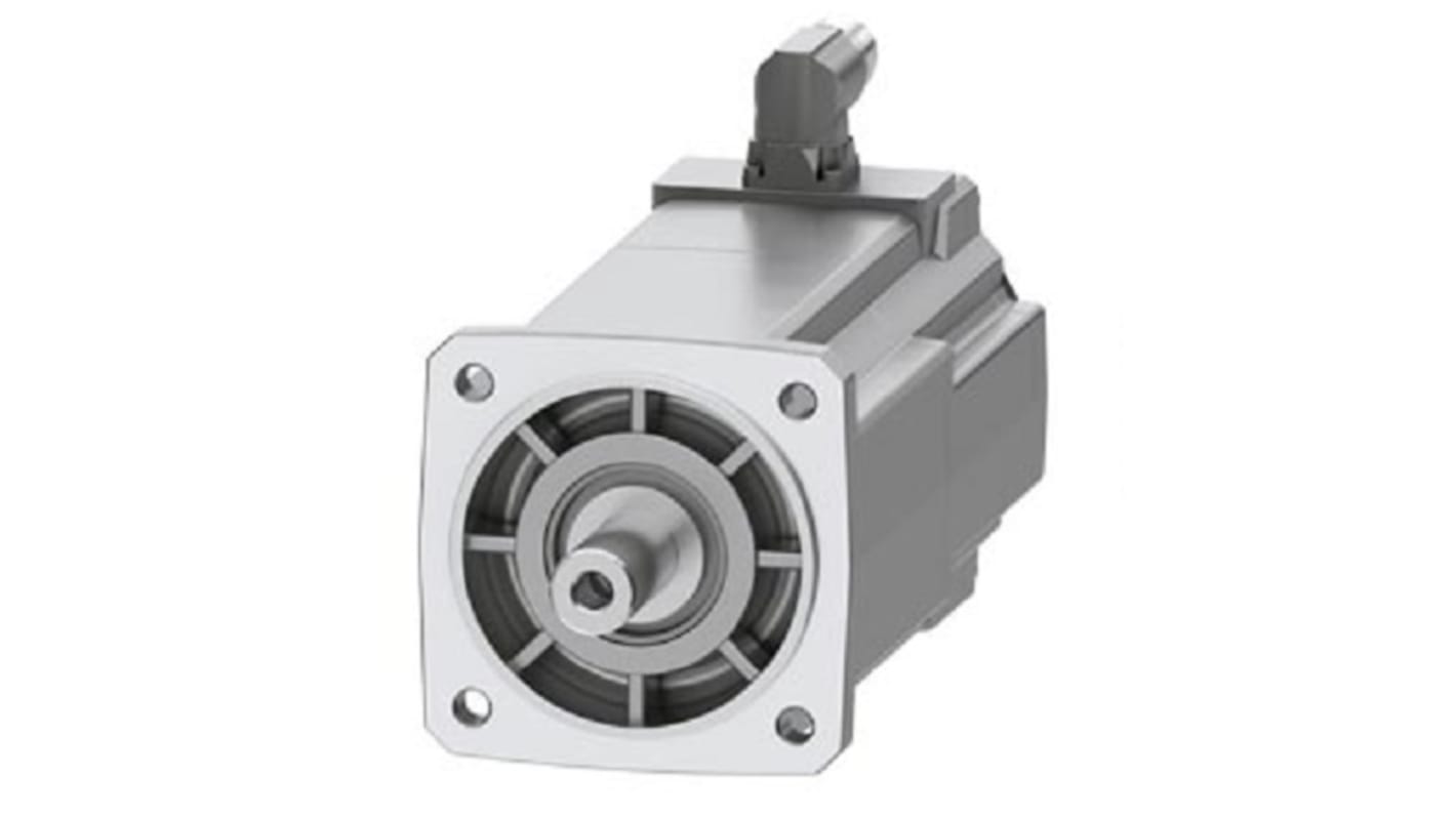 Servomotore Siemens 1FK2205-2AF11-0MA0, sincrono a magnete permanente, 0,94 kW, 10,8 Nm, 3000 giri/min, diametro asta 19 mm.