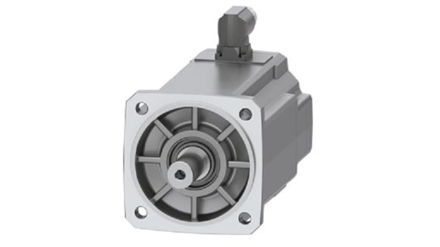 Servomotore Siemens 1FK2206-4AF01-0SA0, sincrono a magnete permanente, 2,85 kW, 36 Nm, 3000 giri/min, diametro asta 24 mm.