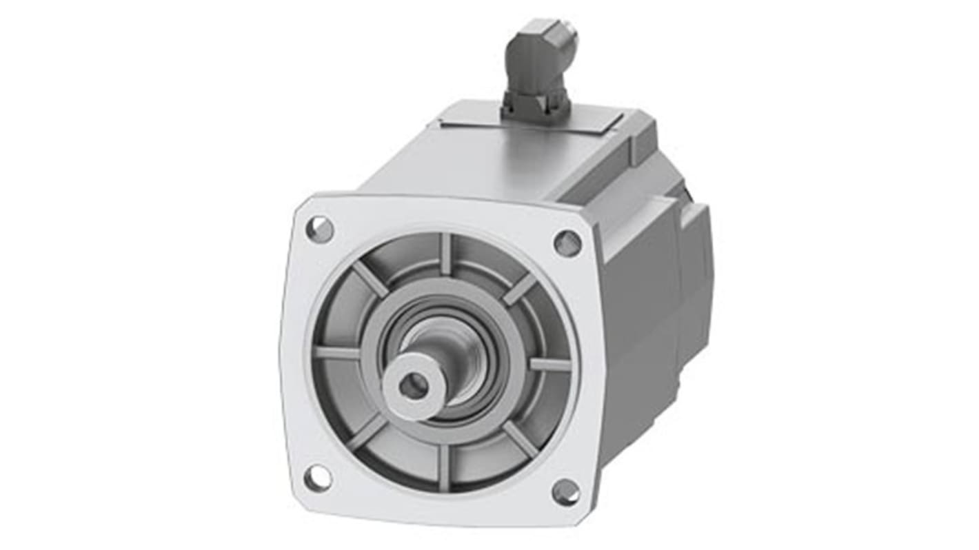 Servomotore Siemens 1FK2208-5AC01-0MA0, sincrono a magnete permanente, 4 kW, 80 Nm, 2000 giri/min, diametro asta 32 mm.