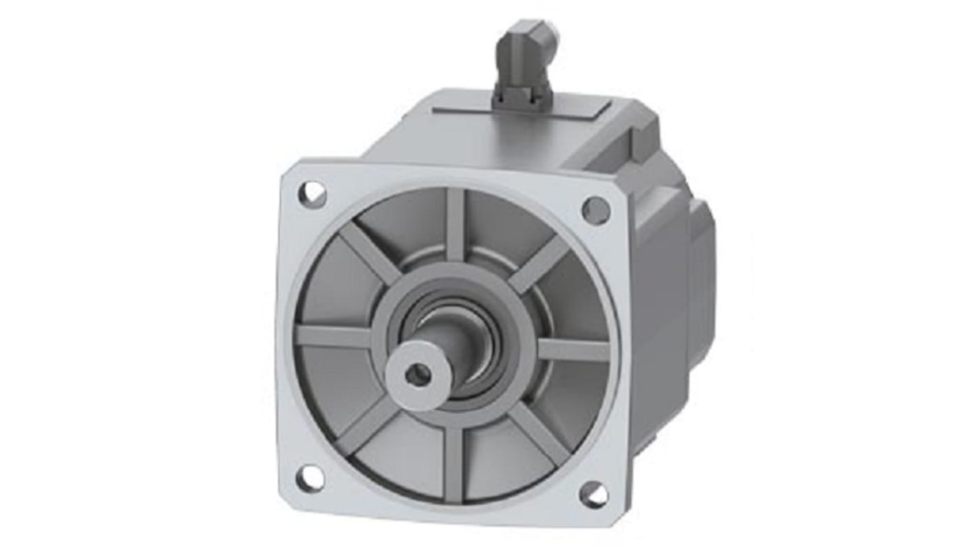 Servomotore Siemens 1FK2210-3AB00-0SA0, motore sincrono 4,5 kW, coppia massima 90 Nm, 1500 giri/min, raffreddamento naturale.