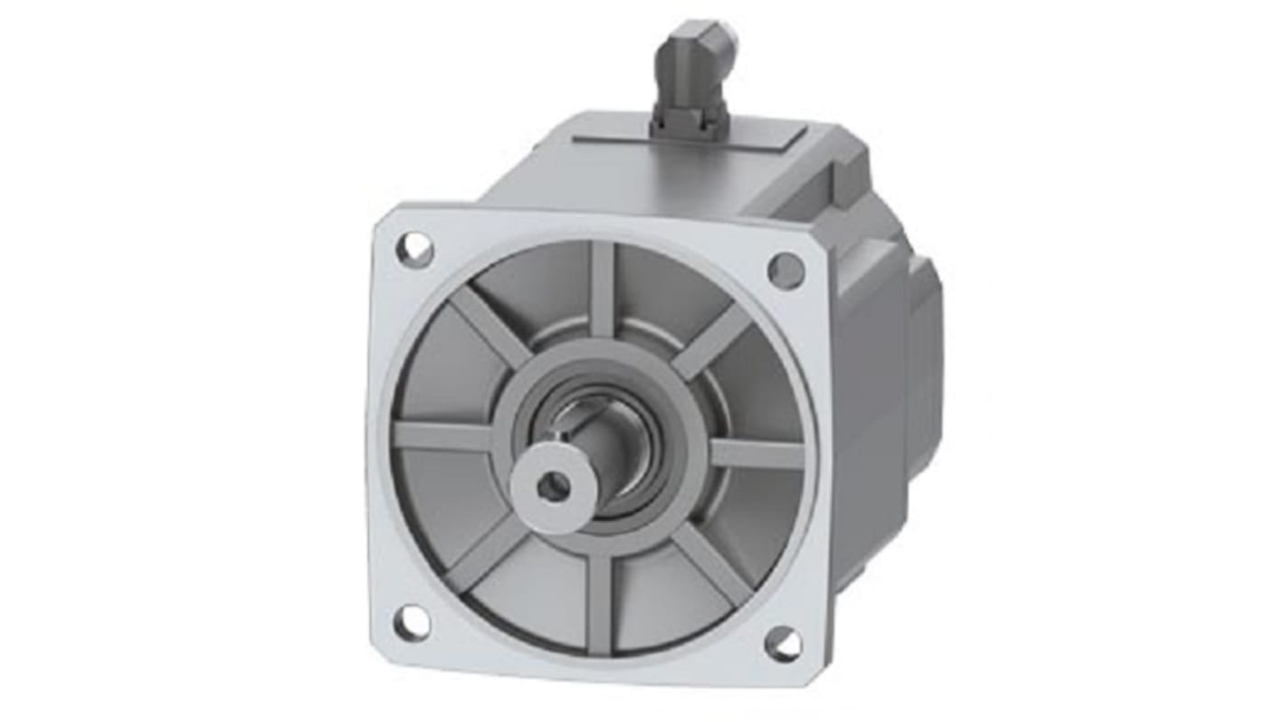 Servomotore Siemens 1FK2210-3AB00-1MA0, sincrono a magnete permanente, 4,5 kW, 90 Nm, 1500 giri/min, 400-480 V.