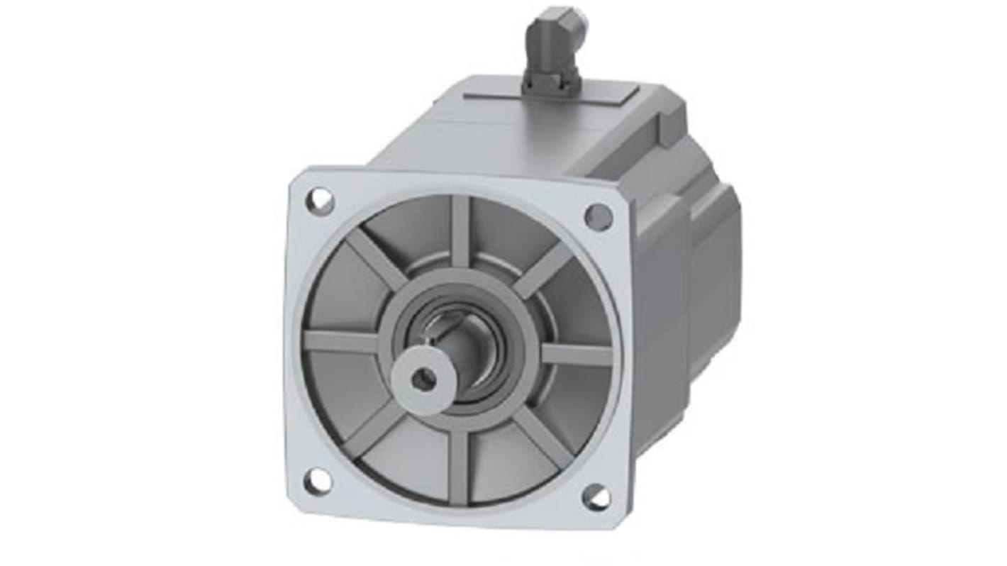 Servomotore Siemens 1FK2210-3AB10-1SA0, sincrono a magnete permanente, 4,5 kW, 90 Nm, 1500 giri/min, 400-480 V.
