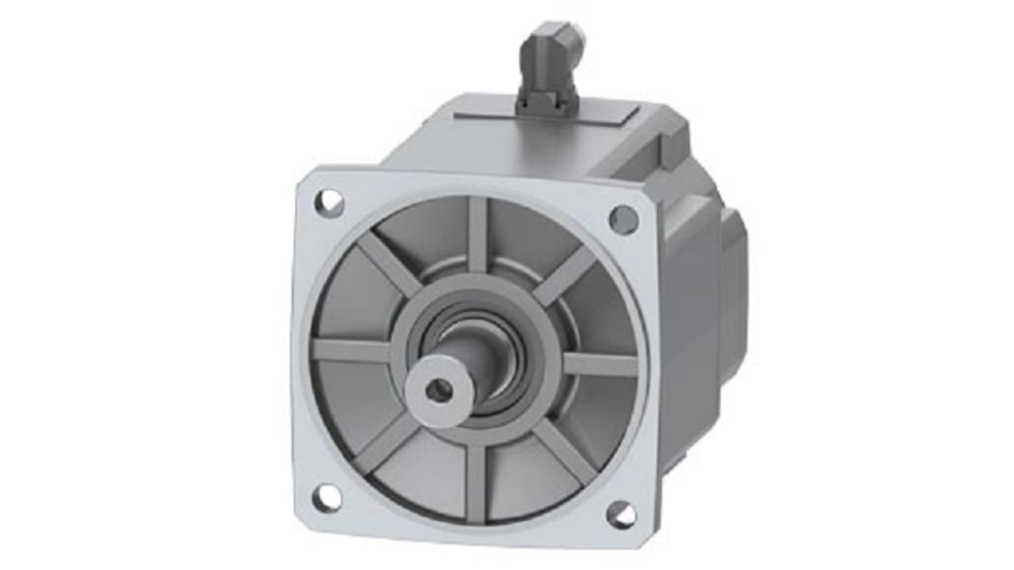 Servomotore Siemens 1FK2210-3AC00-0MA0, motore sincrono 5,5 kW, coppia massima 90 Nm, velocità 2000 giri/min.